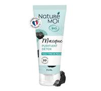 Naturé Moi Masque Visage Purifiant Détox Aloe Vera Bio & Charbon Végétal 75 ml