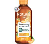 Naturé Moi - Shampooing Nourrissant - Soin Cheveux Secs Et Abîmés - Shampooing Sans Sulfate - Nourrit Et Répare - Abricot Et Huile De Sésame Bio - 95% D'origine Naturelle - 250 Ml - Fabriqué En France