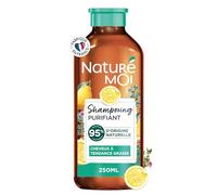 Naturé Moi - Shampooing Purifiant - Cheveux Gras - Sans Sulfate - Soin des Cheveux Régule l'Excès de Sébum - Thym et Citron Bio - 95% d'Origine Naturelle - 250 ml - Fabriqué en France