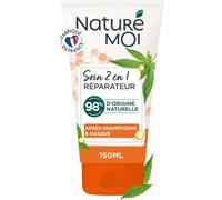 Naturé Moi - Soin Cheveux 2 En 1 - Après-Shampooing + Masque - Cheveux Secs Et Abîmés - Aux Céramides Végétales Et À L'huile De Chanvre Bio - 98% D'origine Naturelle - 150 Ml - Fabriqué En France