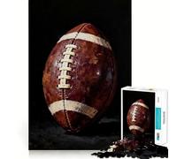 Nature Morte de Football américain Puzzle de 1000 pièces pour Adultes Jeu de réflexion et d'exercice Ajustement Parfait Activité de Partage et de renforcement des Liens familiaux (38x26cm)