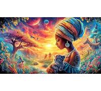 Nature Morte de Fruits abondants avec Panier de Verres à vin Puzzle 1000 pièces pour Adultes - Jeu extrêmement Difficile & Stimulant Idée Cadeau Parfaite 38x26/1000pcs