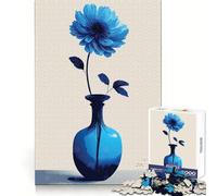 Nature Morte, Fleur et Vase, Puzzle de 1000 pièces pour Adolescents, Jeu de logique Solide, Loisir Amusant, Bords Nets, Objet de Collection 38x26cm