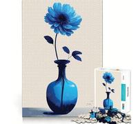 Nature Morte, Fleur et Vase, Puzzle de 1000 pièces pour Adolescents, Jeu de logique Solide, Loisir Amusant, Bords Nets, Objet de Collection 38x26cm