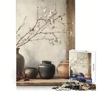 Nature Morte Rustique Puzzle de 1000 pièces pour Adultes et Adolescents Jeu intellectuel Décoration de qualité Cadeau Classique (38x26cm)