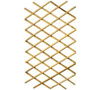 Nature Palissade de Jardin Bordure de Jardin Extensible 100 x 200 cm Bambou