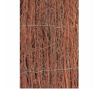 Nature Paravent de jardin Bruyère 1x5 m 1 cm d'épaisseur 403708