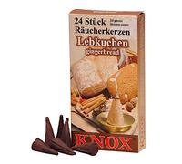 Nature Parts Knox Lot de 24 cônes d'encens en Pain d'épices