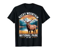 Nature Rocky Mountain National Park Floral Bear Colorado T-Shirt