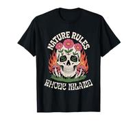 Nature Rules Crâne Vintage Rhode Island T-Shirt