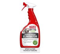 Nature’s Miracle Stain & Odour Chien Spray Citron 946 ML | Action bio-enzymatique | Élimine odeurs et taches tenaces | Urine, excréments et autres salissures | Multi-surfaces