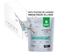 Nature’s Protection Superior Care Pâtée Hypoallergénique pour Chatons en Sachets, en Sauce avec Dinde et Blanc de Poulet, Haute Digestibilité et Soutien à la Croissance, 12 x 85 g