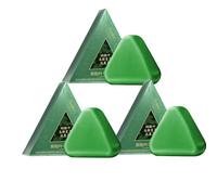 Nature Seven Green Soap Shampoo,Nature Triangle Shampoo Bar, Natural Plant-Based Solid Shampoos Bar, Gentle Cleansing Nourishing Care, For Looking Hair Strengthens Hair (3PC)