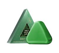 Nature Seven Green Soap Shampoo,Nature Triangle Shampoo Bar, Natural Plant-Based Solid Shampoos Bar, Gentle Cleansing Nourishing Care, For Looking Hair Strengthens Hair (1PC)