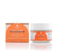 Nature Spell Crème hydratante visage vitamine C 100 ml - Crème visage éclaircissante - Infusée aux algues japonaises Wakame - Cible les taches sombres - Convient à tous les types de peau