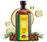 Nature Spell Huile de Ricin Jamaïcaine avec Romarin Pour Cheveux & Corps 150 ml, Stimule la Croissance Naturelle des Cheveux, Renforce les Racines, Traite les Cheveux Secs et Abîmés