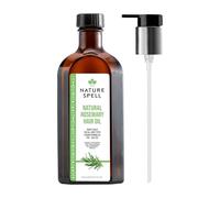Nature Spell Huile de romarin pour cheveux avec distributeur d'huile Easy-Pump 150 ml - Traitement des cheveux secs et abîmés