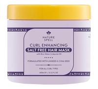 Nature Spell Masque Cheveux Bouclés Curl Enhancing, Nourrit et Répare avec Eau de Riz et Lin, Soin Profond Anti-Frisottis, Boucles Définies et Brillantes, Sans Sulfate ni Silicone, Vegan, 400 ml