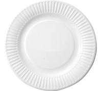 NATURE Star Assiette en carton ronde 230 mm blanc 100pcs