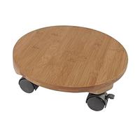 Nature Support Pot de Fleur Imitation Bambou, Forme Rond