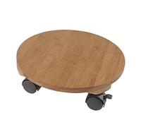 Nature Support Pot de Fleur Imitation Bambou, Forme Rond