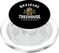 Nature Tree House Trees Simple Official Member Treehouse PopSockets PopGrip pour MagSafe