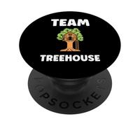 Nature Treehouse in Minimalist Trees Simple Team Tree House PopSockets PopGrip Adhésif