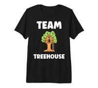 Nature Treehouse in Minimalist Trees Simple Team Tree House T-Shirt Haut de Gamme