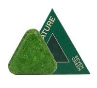 Nature Triangle Shampoo Bar Bundle: Calming & Strengthening Hair Care for Women & Men - Green Soap, Herbal Grass & Botanical Blends