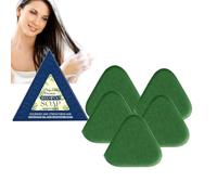 Nature Triangle Shampoo Bar-renforce et lisse les cheveux, Bar de shampooing solide pour les soins des cheveux, nettoyage doux et soins nutritifs savons pour les femmes et les hommes (5)