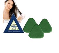 Nature Triangle Shampoo Bar-renforce et lisse les cheveux, Bar de shampooing solide pour les soins des cheveux, nettoyage doux et soins nutritifs savons pour les femmes et les hommes (3)