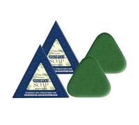 Nature Triangle Shampoo Bar, Usman Grass hampoo Bars, Nature Sevens Green Soap Shampoo, Smooths, Calming & Strengthens Hair for Women and Mens (2PCS)