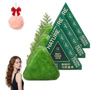 Nature Triangle Shampooing Solide, Nature Seven Green Savon Shampooing, Usman Grass & Natures Seven Savon Solide, Renforce Les Cheveux Et Réduit Les Frisottis Pour Femmes Et Hommes (3PCS)
