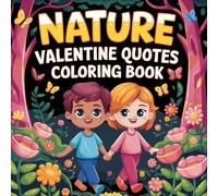Nature Valentine’s Quotes Coloring Book: 77 Romantic and Inspirational Designs for Relaxation and Love: A Beautiful Adult Coloring Book with Romantic ... Designs for Stress Relief and Self-Care