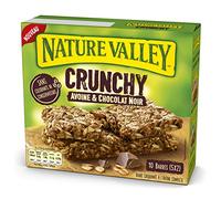 Nature Valley - Barres de Céréales Crunchy Avoine & Chocolat - 10 Barres (5x2 Barres)