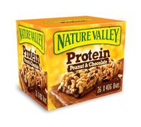Nature Valley Lot de 26 barres protéinées de céréales sans gluten, cacahuètes et chocolat, 40 g