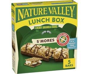 Nature Valley Boîte repas Chewy Barres de céréales S'mores sans arachide 5 barres 130,4 g