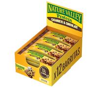 Nature Valley Chocolat protéiné - 1 boîte de 12 barres doubles.