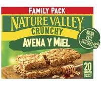 Nature Valley Crunchy Lot de 2 barres d'avoine et de miel 10 x 6 x 42 g