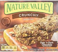 Nature Valley Crunchy Oats 'N Dark Chocolate Granola Bars - 6ct