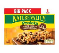 NATURE VALLEY Protein Barres protéinées à la cacahuète et chocolat noir 8 x 40 g