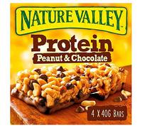 Nature Valley Protein Lot de 4 barres de chocolat et cacahuètes 40 g