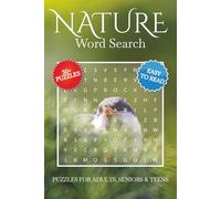 Nature Word Search Puzzle Book: Word Searches With Easy to Read Print About Plants, Animals, Aquatic Life and More | 6x9 inches, 110 pages | 50+ Puzzles... Gift for Vacations, Holidays and Relaxation