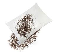 NATURECA Oreiller de Sarrasin, Oreiller Ferme 40x60, Coussin de Soutien de Nuque, Oreiller réglable en Hauteur