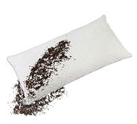 NATURECA Oreiller de Sarrasin, Oreiller Ferme 40x80, Coussin de Soutien de Nuque, Oreiller réglable en Hauteur