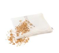 NATURECA Oreiller d'épeautre, oreiller cervical pour douleurs cervicales, oreiller de couchage latéral avec housses de coussin en bambou, oreiller de soutien du cou en cosses d'épeautre, oreiller orth