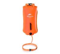 Naturehike 18L Bouée Flottante Deux Airbags Bouée de Natation Sac Étanche Sac de Plage Imperméable avec Ceinture Réglable pour Nageurs Plage Côtière