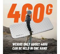 Naturehike 2026 Matelas de camping gonflable ultraléger, valeur R de 6,5, chaud pour l'hiver, épaisseur de 10 cm, tapis de couchage portable d'extérieur, lit d'air M - 186x58x10cm