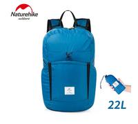 Naturehike 22l Sac À Dos Super Léger Durable 30d Nylon Résistant À L'eau Pliable Sac De Voyage Sac À Dos Pliant Compact - Type Bleu