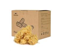 Naturehike Allume-cheminée en Carton Allume-poêle Allume-cheminée Allume-Barbecue Allume-Bois écologique Allume-Charbon en Laine de Bois & Cire pour Cheminée Poêle Barbecue